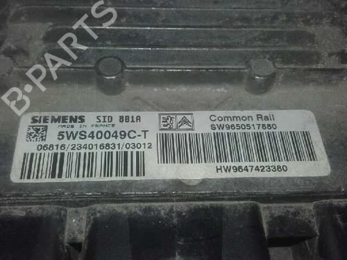 Engine control unit (ECU) CITROËN BERLINGO / BERLINGO FIRST Box Body/MPV (M_) 2.0 HDI 90 4WD (MBRHY, MCRHY) | BP16546524M57 