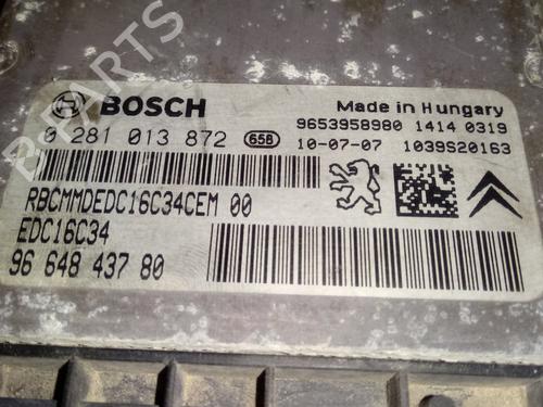 Engine control unit (ECU) CITROËN C3 Picasso (SH_)  | BP18720696M57 