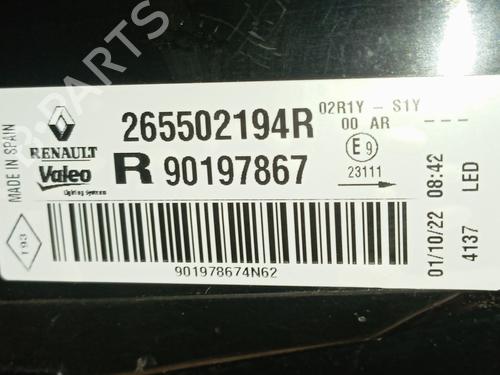Right tailgate light RENAULT MEGANE IV Hatchback (B9A/M/N_) 1.5 Blue dCi 115 (B9A6) | BP36421743C80 - Image 3