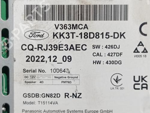 Radio FORD TRANSIT CUSTOM V362 Bus (F3) 2.0 EcoBlue mHEV | BP38288520E6 - Image 5