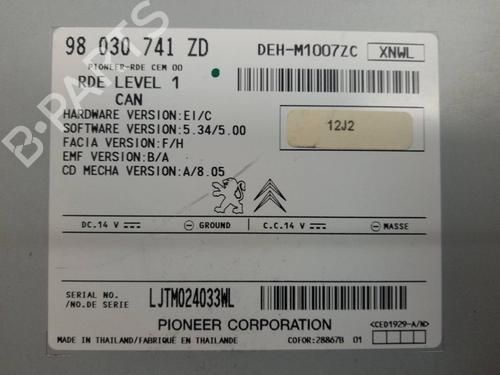 Radio PEUGEOT 208 I (CA_, CC_)  | BP18307440E6 