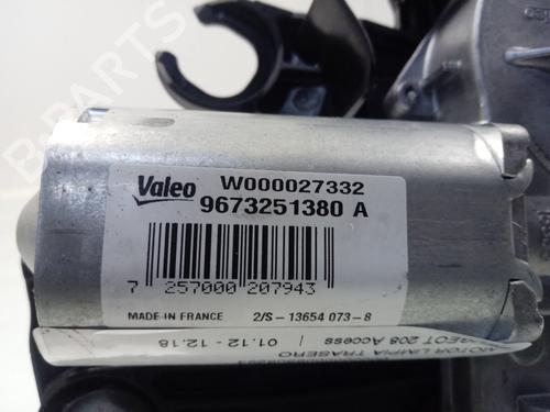 Rear wiper motor PEUGEOT 208 I (CA_, CC_)  | BP12948748M102 