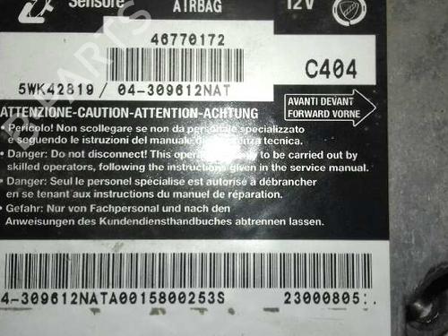 ECU airbags FIAT MAREA Weekend (185_) 1.9 JTD 105 (185BXN1A) | BP12638016M53 