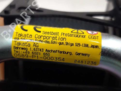 Rear left seatbelt RENAULT KADJAR (HA_, HL_) 1.5 dCi 110 (HLA3) | BP16438961I29 