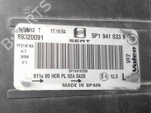 Left headlight SEAT ALTEA (5P1) 1.6 TDI | BP34584222C28 - Image 4
