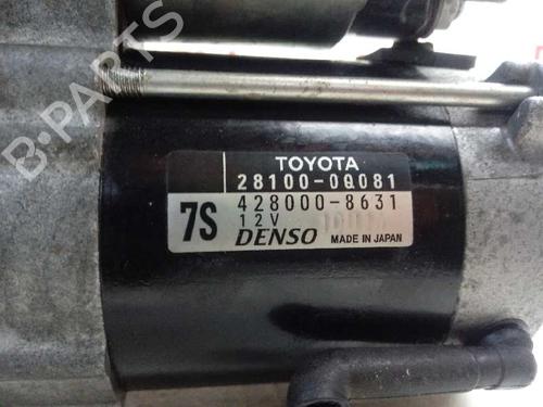 Starter TOYOTA YARIS (_P13_)  | BP12659412M8 