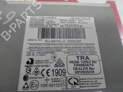 Radio CITROËN C3 / C3 ORIGIN III (SX) 1.2 VTi 82 | BP12663257E6 
