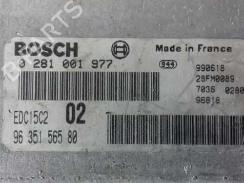 Engine control unit (ECU) PEUGEOT 406 (8B) 2.0 HDI 90 | BP12649308M57 