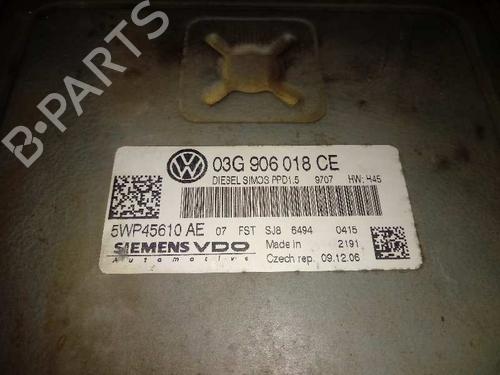 Engine control unit (ECU) VW PASSAT B6 (3C2)  | BP12661551M57 