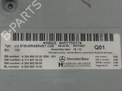 Electronic module MERCEDES-BENZ M-CLASS (W164)  | BP17572537M83 