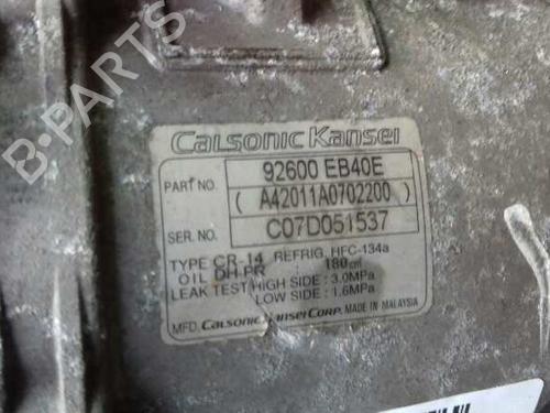 AC compressor NISSAN NAVARA NP300 (D40) 2.5 dCi | BP12647672M34 