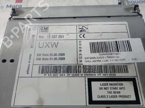 Radio OPEL ASTRA J (P10)  | BP12667498E6 