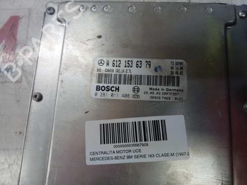 Engine control unit (ECU) MERCEDES-BENZ M-CLASS (W163) ML 270 CDI (163.113) | BP16653765M57 
