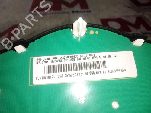 Instrument cluster CITROËN C3 II (SC_)  | BP12937604C47 