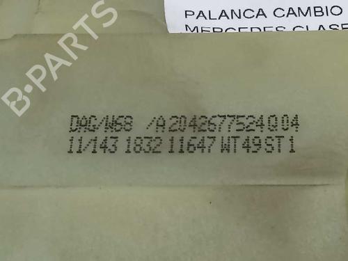 Gear lever MERCEDES-BENZ C-CLASS Coupe (C204) C 220 CDI (204.302) | BP12654160M90 