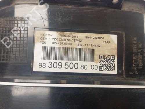 Instrument cluster PEUGEOT RIFTER  | BP26976628C47 