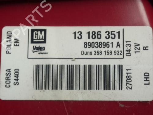Right taillight OPEL CORSA D (S07) 1.3 CDTI (L08, L68) | BP15417814C35 