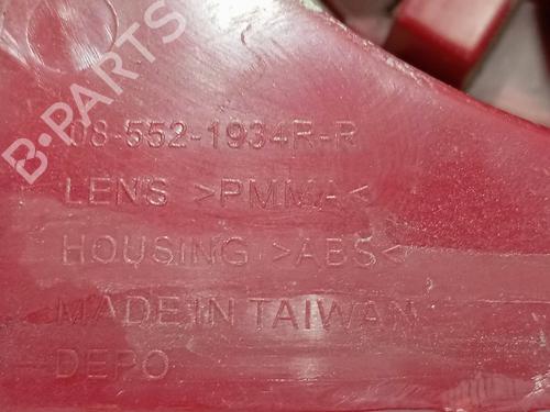 Right taillight PEUGEOT PARTNER Box Body/MPV (5_, G_)  | BP29011592C35 