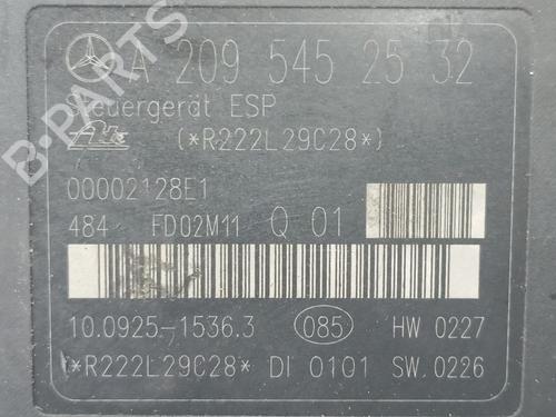 ABS pump MERCEDES-BENZ C-CLASS (W203) C 200 CDI (203.004) | BP30375288M43