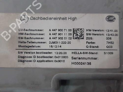Interior roof light MERCEDES-BENZ VITO Tourer (W447) 114 CDI (447.701, 447.703, 447.705) | BP27477583I8 