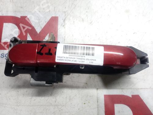 Used Rear left exterior door handle NISSAN MICRA III (K12) [2002-2011]  12841950