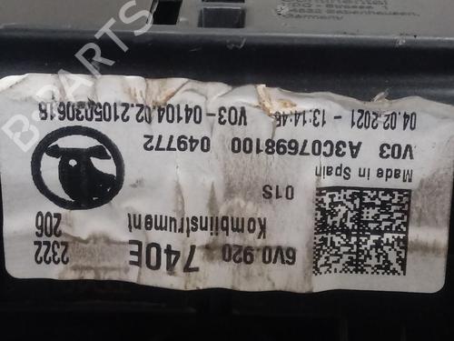 Instrument cluster SKODA FABIA III (NJ3)  | BP12667597C47 