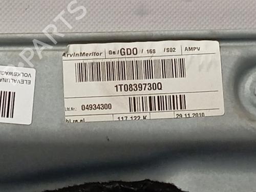 Rear right window mechanism VW TOURAN (1T3) | BP30374653C25