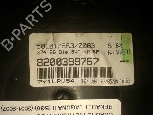 Instrument cluster RENAULT LAGUNA II (BG0/1_) 1.9 dCi | BP16923212C47 