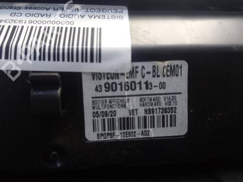 Radio PEUGEOT RIFTER 1.5 BlueHDi 100 | BP12668610E6 