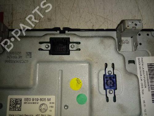 Display monitor SKODA OCTAVIA III (5E3, NL3, NR3) 2.0 TDI | BP12667098C48 