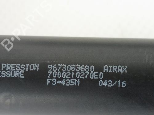 Tailgate lift support PEUGEOT 208 I (CA_, CC_)  | BP21807081C138