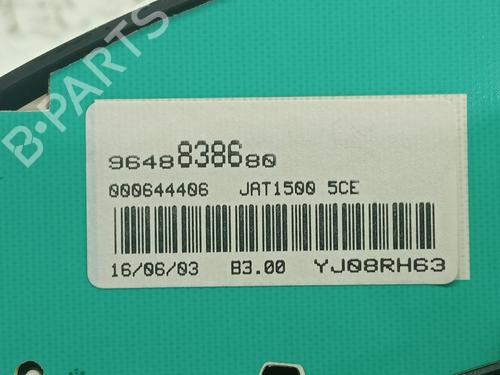 Instrument cluster PEUGEOT 206 CC (2D) 1.6 16V (2DNFUF, 2DNFUR) | BP16173897C47 