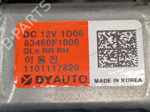 Rear right window mechanism KIA SPORTAGE IV (QL, QLE)  | BP22521122C25 