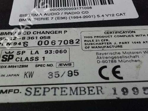 Radio BMW 7 (E38) 750 i, iL | BP12640185E6 