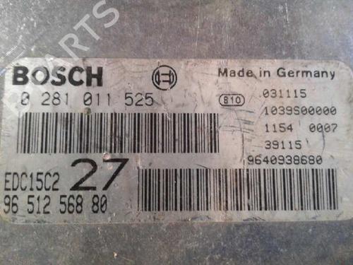 Engine control unit (ECU) PEUGEOT 206 Hatchback (2A/C) 2.0 HDI 90 | BP12639576M57 