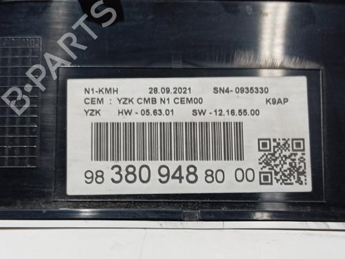 Instrument cluster PEUGEOT PARTNER Box Body/MPV (K9)  | BP29360660C47 