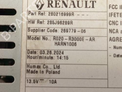 Bilradio RENAULT KANGOO III Box Body/MPV | BP30914300E6