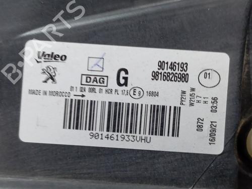 Left headlight PEUGEOT PARTNER Box Body/MPV (K9)  | BP29360604C28 