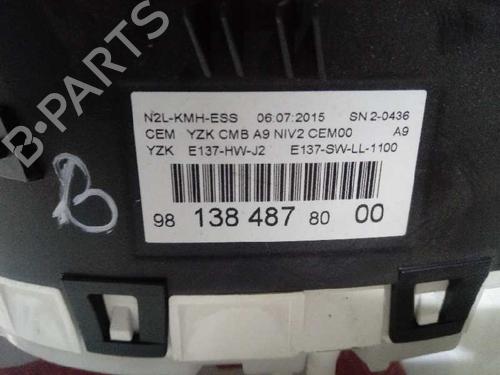 Instrument cluster PEUGEOT 208 I (CA_, CC_) 1.2 VTI 82 | BP12657725C47 