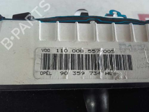 Instrument cluster OPEL ASTRA F Hatchback (T92) 1.4 i 16V (F08, M08, F68, M68) | BP12648615C47 