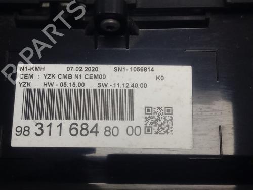 Instrument cluster PEUGEOT EXPERT Van (VF3A_, VF3U_, VF3X_)  | BP17079003C47 
