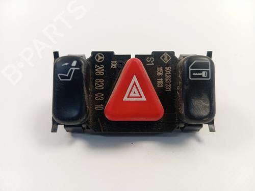 Used Warning switch Warning switch MERCEDES-BENZ E-CLASS (W210) [1995-2003] 33184641 33184641