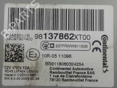 Radio PEUGEOT PARTNER Tepee  | BP19084189E6 