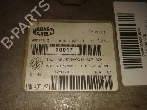 Engine control unit (ECU) FIAT SEICENTO / 600 (187_) 1.1 (187AXB, 187AXB1A, 187AXC1A02) | BP16909510M57 