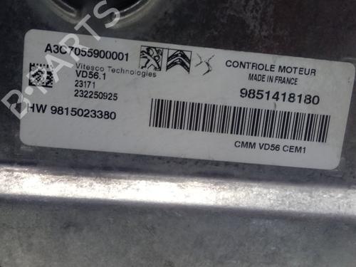 Engine control unit (ECU) CITROËN C4 III (BA_, BB_, BC_)  | BP16960028M57 
