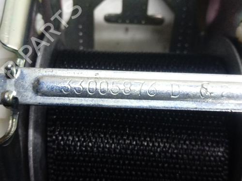 Rear center seatbelt MERCEDES-BENZ C-CLASS (W204) C 320 CDI (204.022) | BP12673341I27 