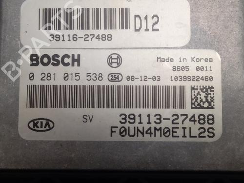 Engine control unit (ECU) KIA CARENS III MPV (UN)  | BP16115069M57 