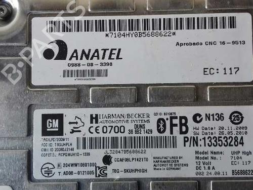 Andere OPEL INSIGNIA A (G09)  | BP16996348O1 