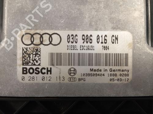 Engine control unit (ECU) AUDI A4 B7 (8EC) 2.0 TDI 16V | BP27178412M57 