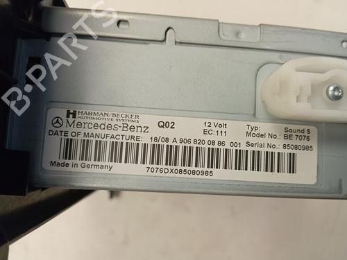 Radio MERCEDES-BENZ SPRINTER 5-t Platform/Chassis (B906) 518 CDI 4x4 (906.153, 906.155, 906.253, 906.255) | BP23946280E6 